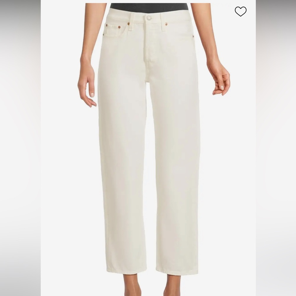 Levi's Women's Wedgie Straight Cream Denim
